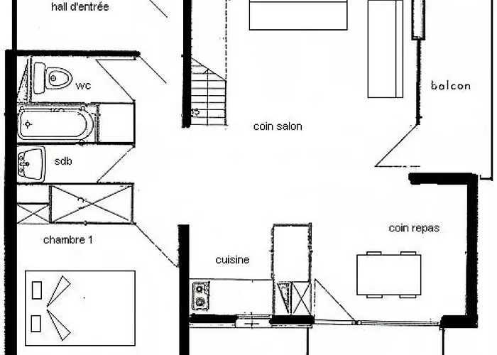 Les Aollets - 4 Pieces 6/7 Pers Duplex - Les Aollets - 306ao - Plagne Villages Mae-5934 Апартаменты Ла-Плань