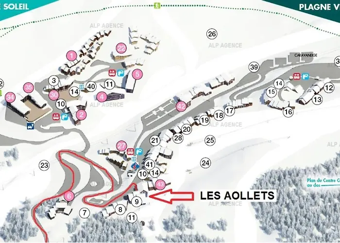 Les Aollets - 4 Pieces 6/7 Pers Duplex - Les Aollets - 306ao - Plagne Villages Mae-5934 Апартаменты